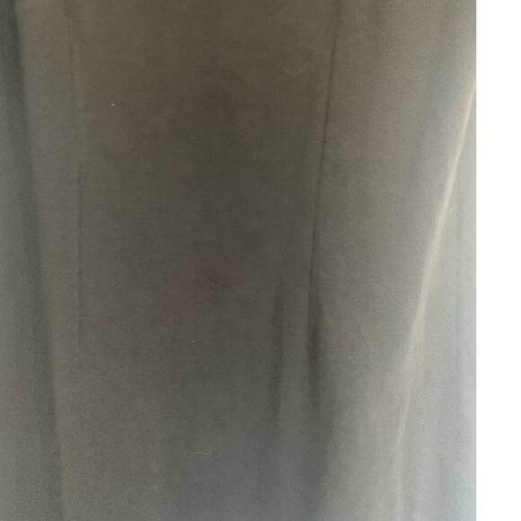 Talbots Black Shift Dress Medium Womens Embroidered Neck Party Preppy Minimalist - Picture 5 of 7